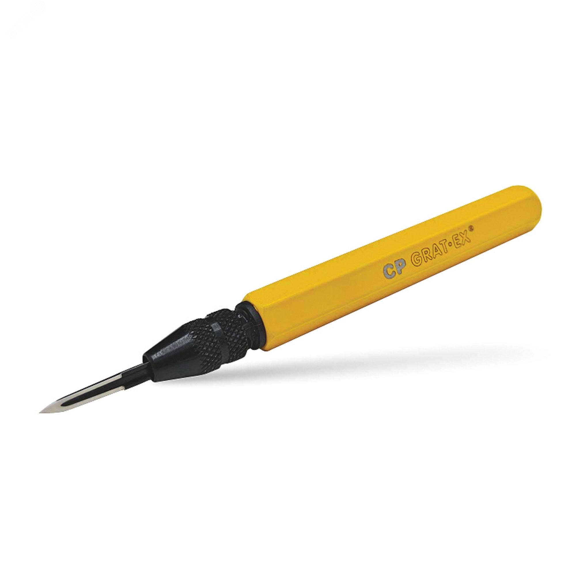 Изображение товара Шабер треугольный сменное лезвие HS-80 4,2мм для гратоснимателя Индия