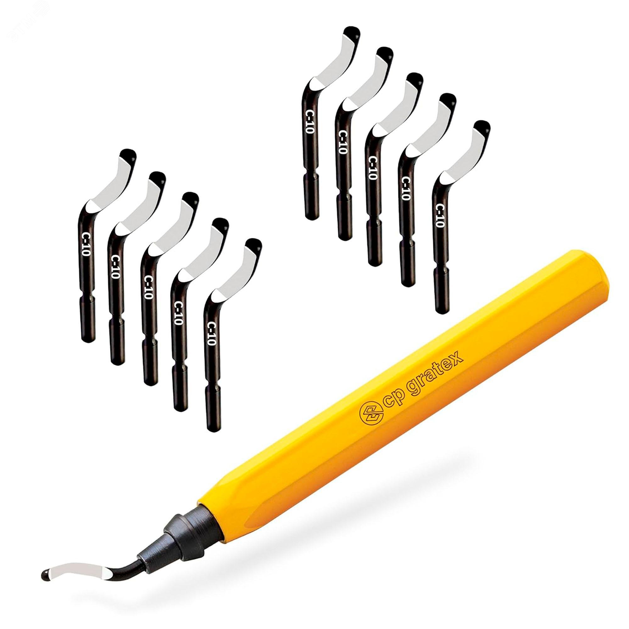 Изображение товара Фаскосниматель 3,2мм Type-C HEX 12,7мм 11пр для обработки металлов и дерева