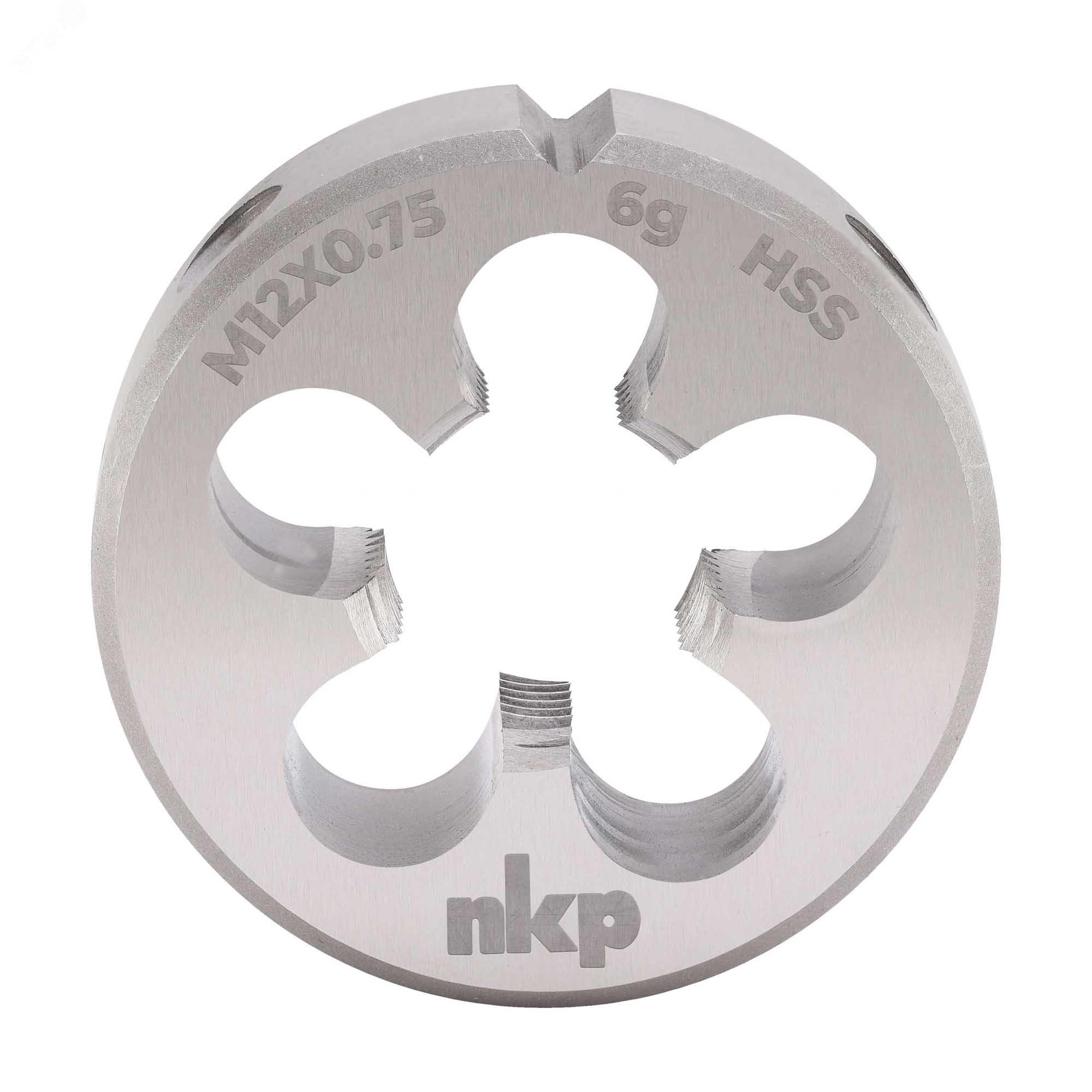Изображение товара Плашка М12х0,75 DINEN22568 HSS 6g 38х10мм (шт)