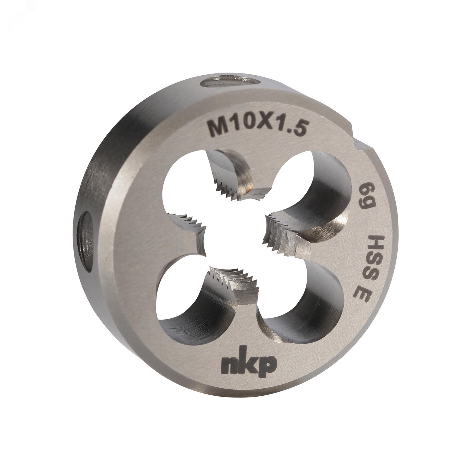 Изображение товара Плашка М10х1,5 DINEN22568 HSSE 6g 30х11мм (шт)