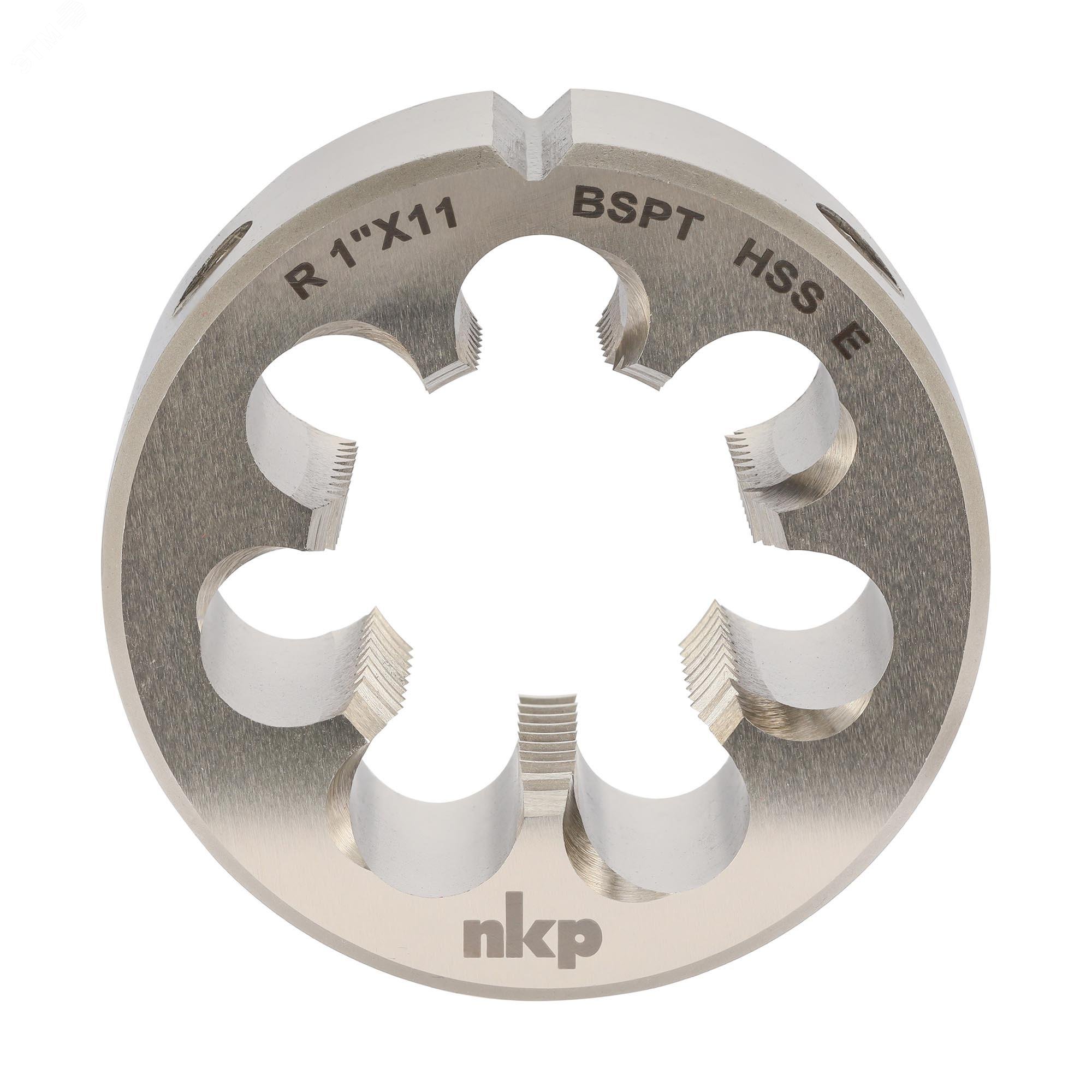 Изображение товара Плашка коническая R(BSPT) 1,0 -11 HSSE 55° 65x25мм NKP