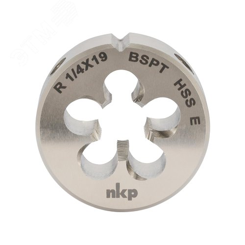 Изображение товара Плашка коническая R(BSPT) 1/4 -19 HSSE 55° 38x14мм (шт)