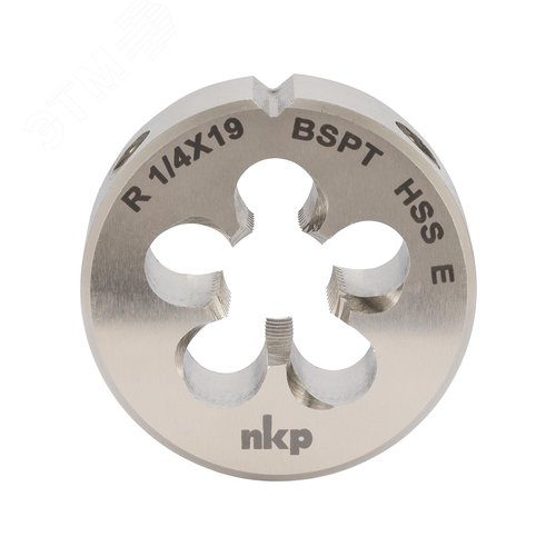 Изображение товара Плашка коническая R(BSPT) 1/4 -19 HSSE 55° 38x14мм (шт)