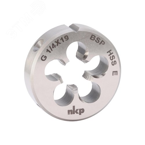 Изображение товара Плашка G 1/4 -19 DINEN24231 HSSE 38x10мм (шт)