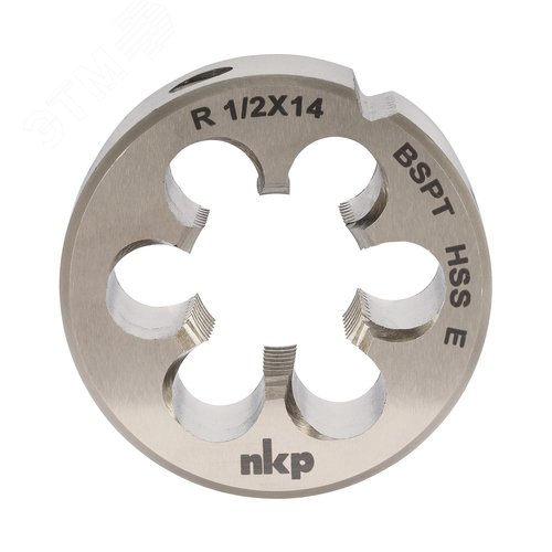 Изображение товара Плашка коническая R(BSPT) 1/2 -14 HSSE 55° 45x18мм (шт)