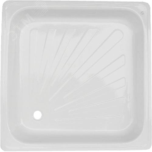 Изображение товара Поддон стальной эмалированный без сифона С1 квадртный (шт)