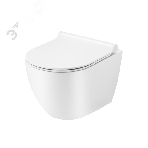 Изображение товара Унитаз подвесной Ted Kevo TK-2196 безободковый с микролифтом (шт)