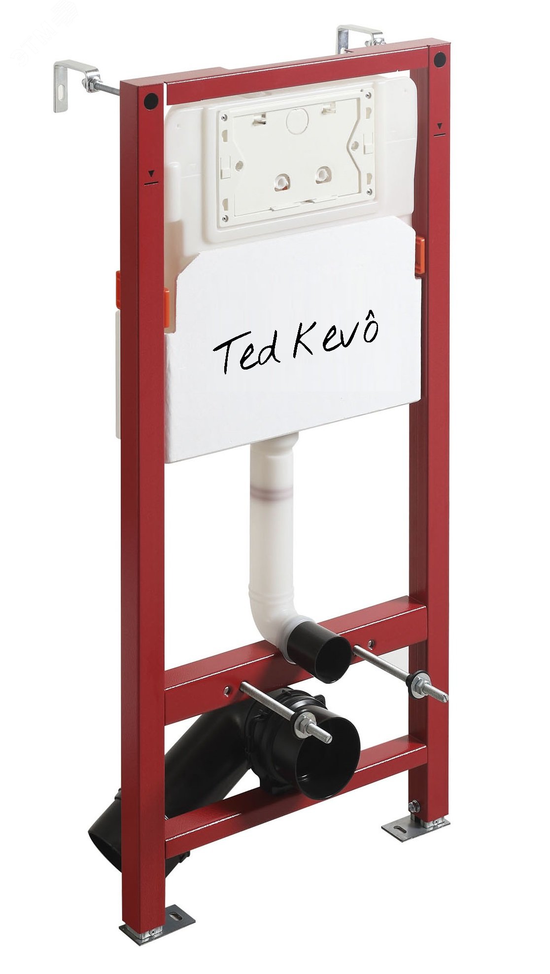 Изображение товара Инсталляция для унитаза Ted Kevo TK-508A.01 с белой кнопкой, регулировка высоты