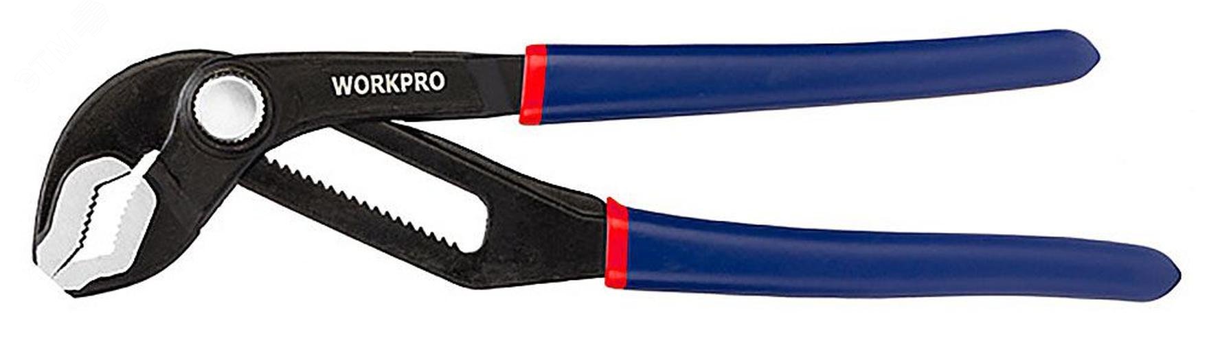 Изображение товара Клещи переставные 250мм CR-V с кнопкой WORKPRO
