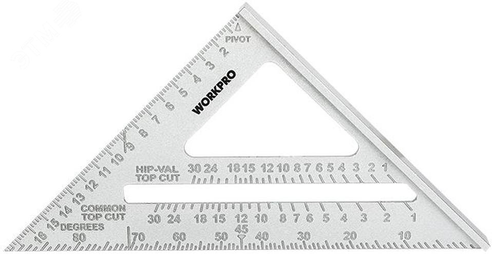 Изображение товара Угольник алюминиевый Свенсона 180 мм для точной разметки