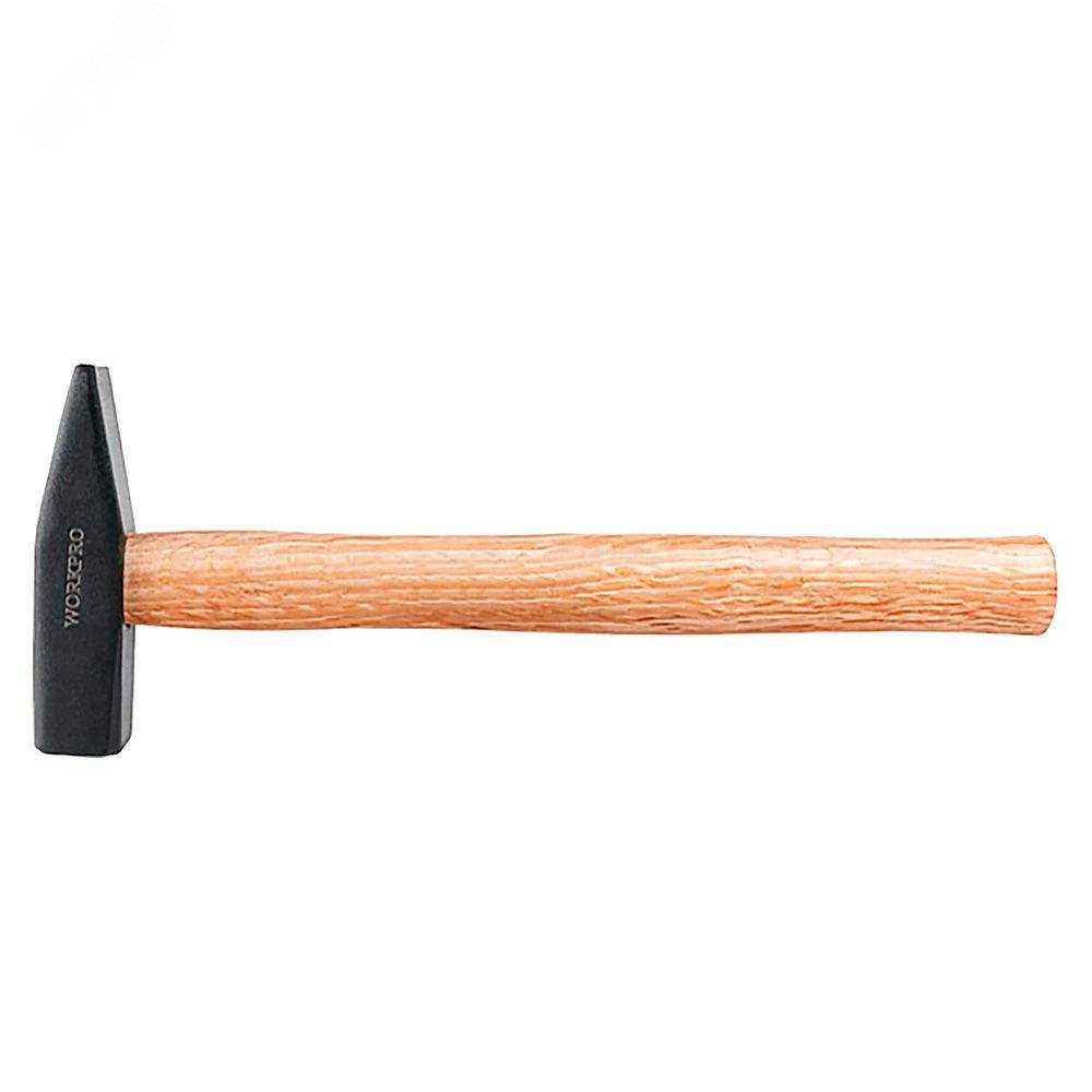 Изображение товара Молоток слесарный с деревянной рукояткой 300 г WORKPRO