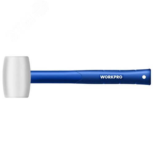 Изображение товара Киянка с пластиковой рукояткой 450г резиновая белая (шт)