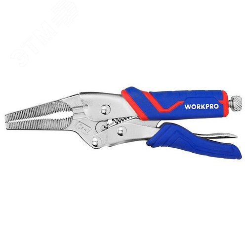 Изображение товара Клещи зажимные 230мм с удлиненнымиПрямыми губками CR-V (шт)