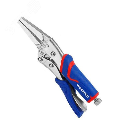 Изображение товара Клещи зажимные 165мм с удлиненными прямыми губками CR-V (шт)