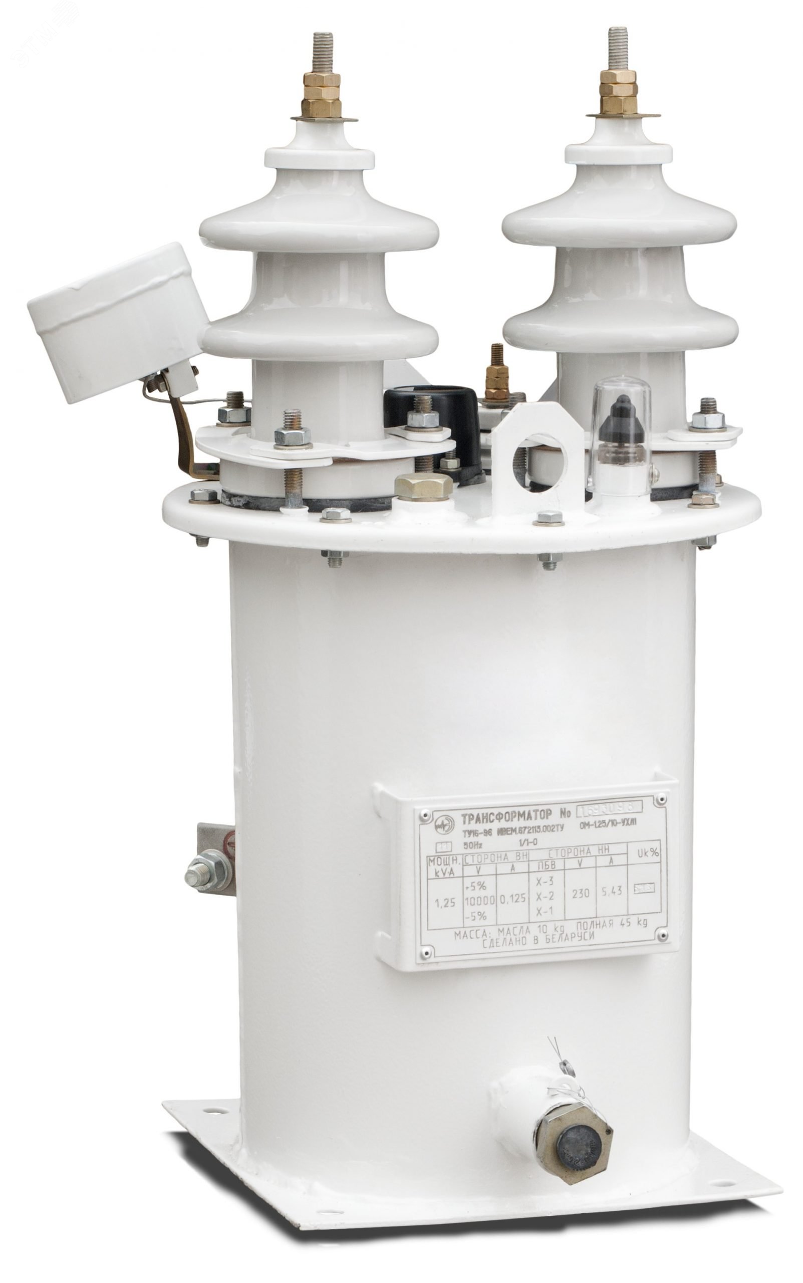 Изображение товара Трансформатор силовой масляный ОМ-2,5-УХЛ1 10/0,23 кВ Беларусь