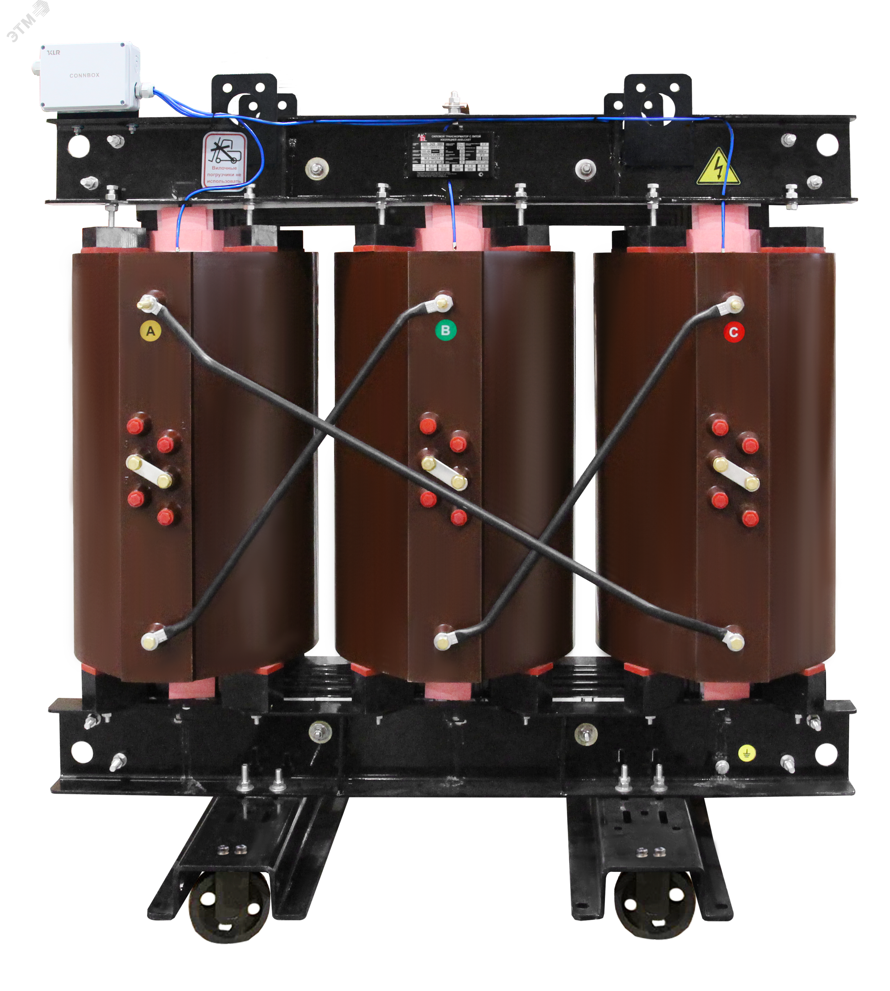 Изображение товара Сухой силовой трансформатор AKELCAST ST ТСЛ 100кВА для трехфазных сетей