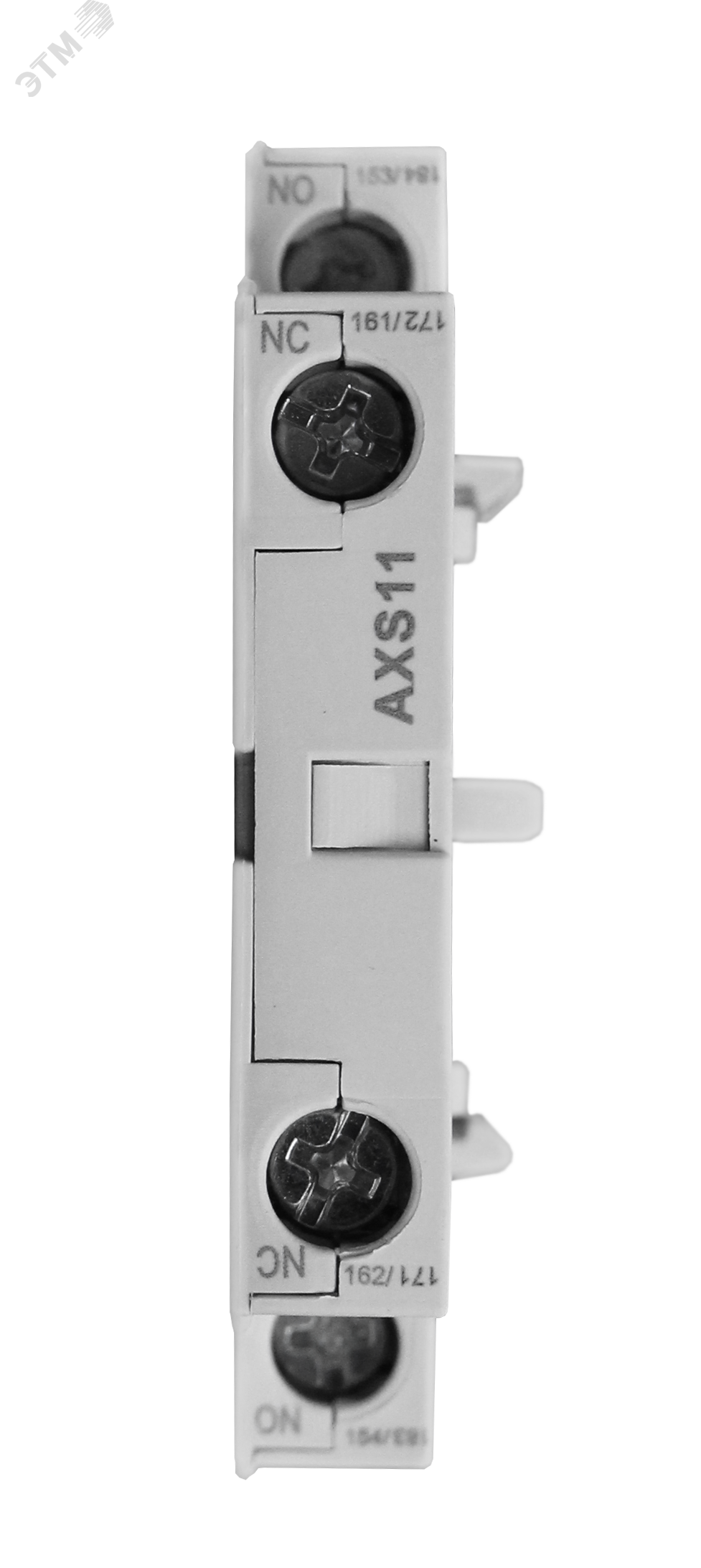 Изображение товара Дополнительный контакт AXS11 ДКБ 1NO+1NC для контакторов ВА47 взамодействие