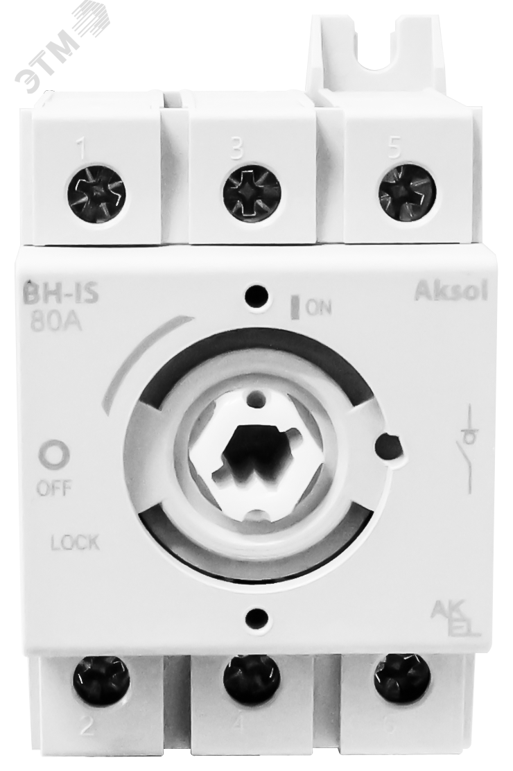 Изображение товара Выключатель нагрузки ВН-IS-AKSOL-3P-80A-В для управления нагрузками