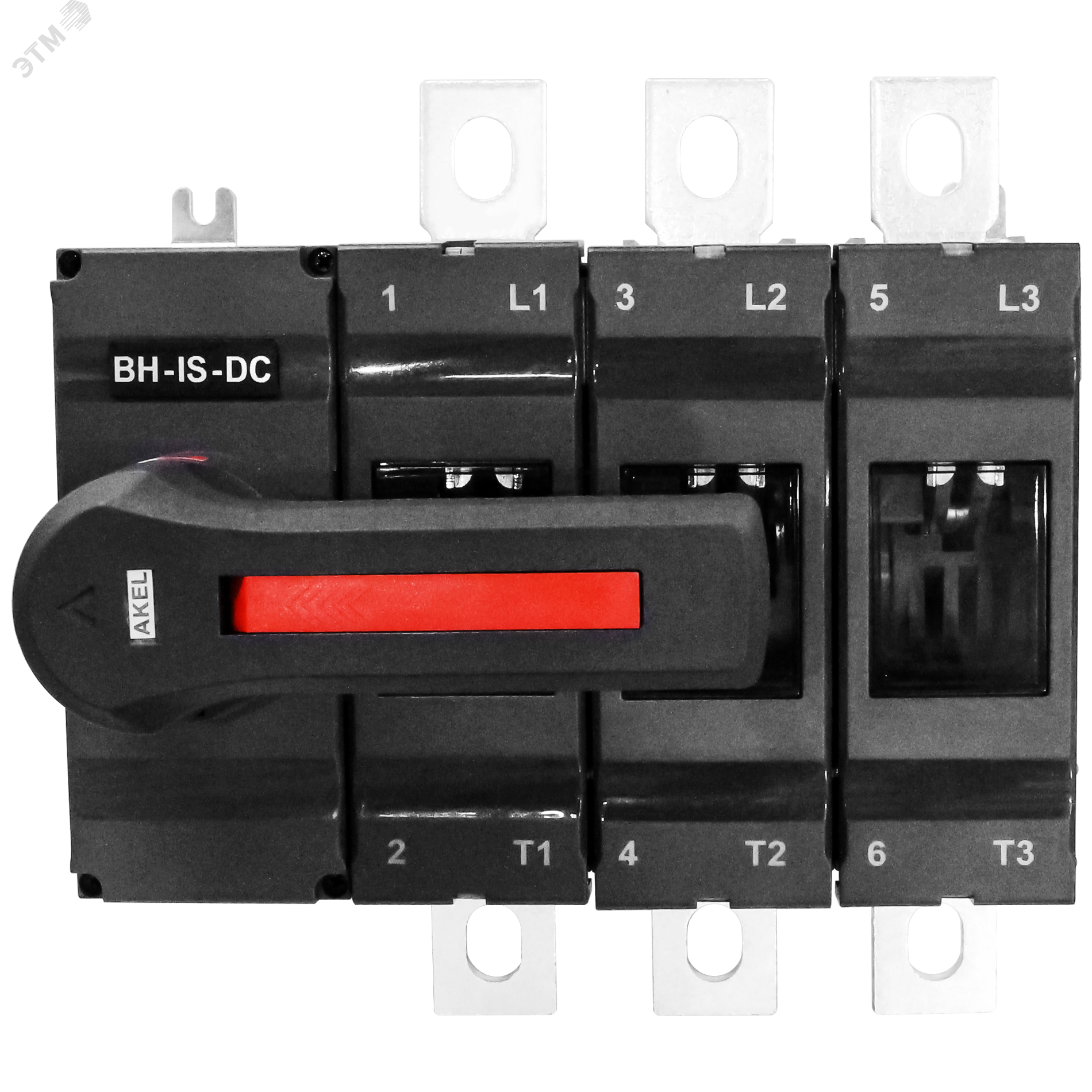 Изображение товара Выключатель нагрузки ВН-IS-DC-3P-400A-С 3P 400А 1000В AC/DC с видимым разрывом