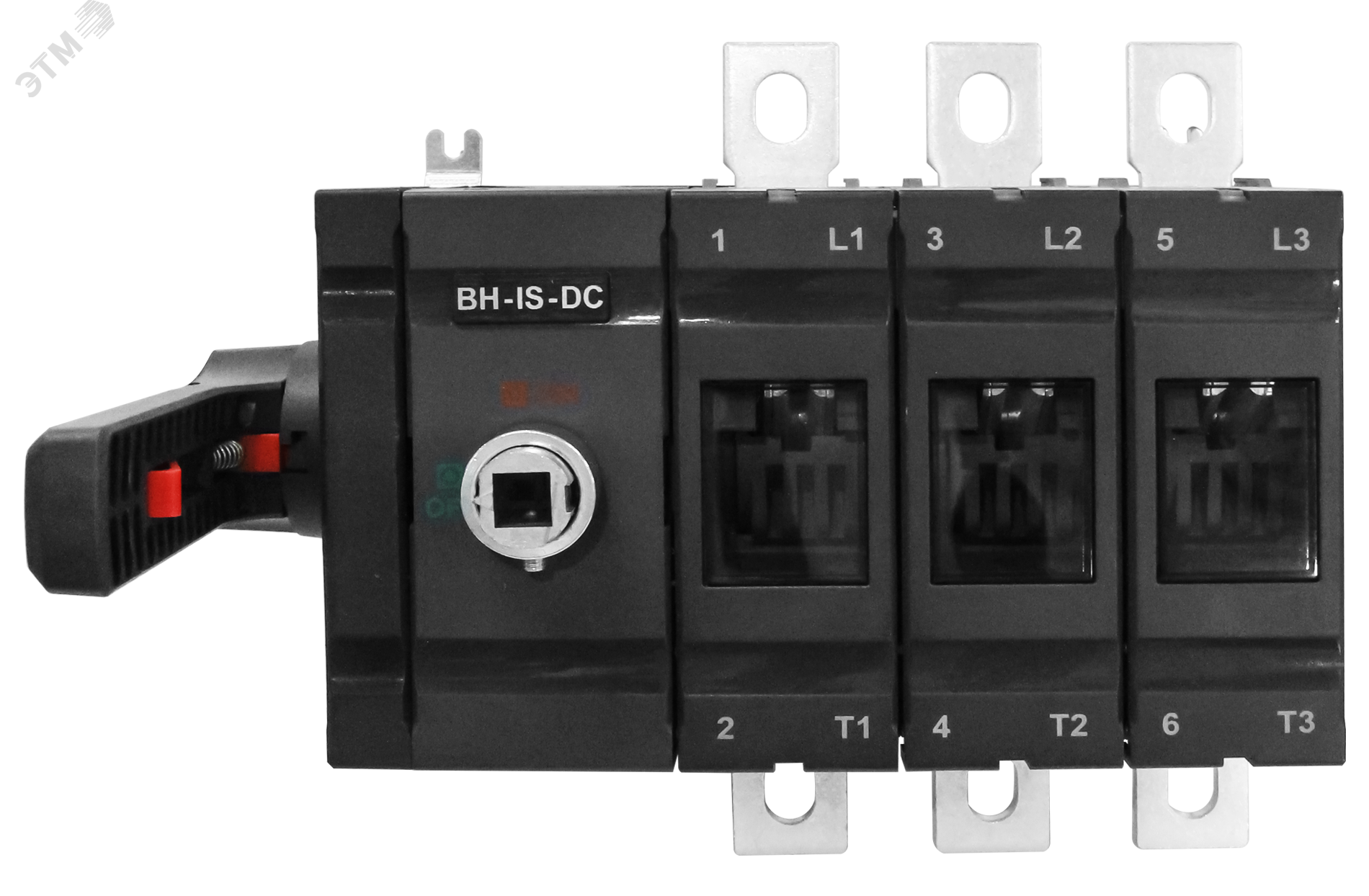 Изображение товара Выключатель нагрузки ВН-ИС-DC-3P-400А-СБ с боковой рукояткой для промышленных систем