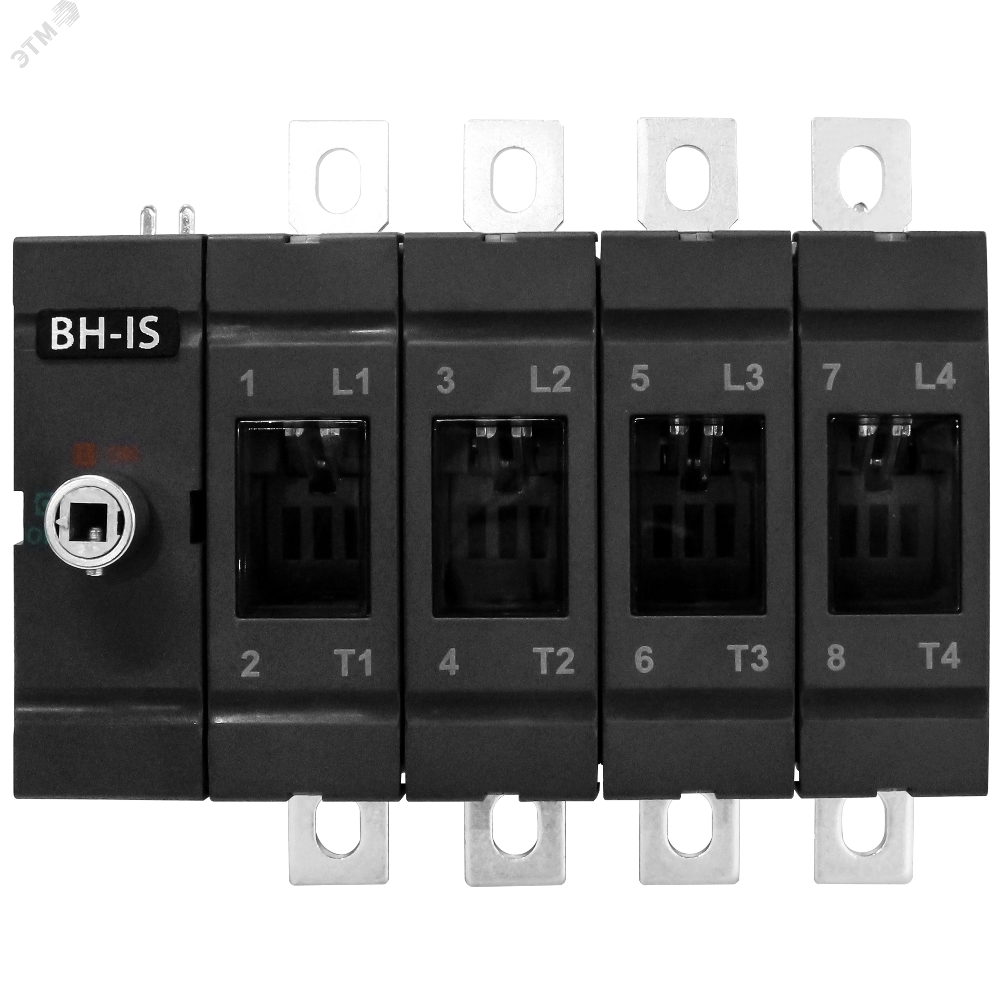 Изображение товара Выключатель нагрузки с видимым разрывом ВН-IS-DC-4P-250A-В, тип тока AC/DC, 4P/250A/1000В/Без ручки управления и переходника (шт)