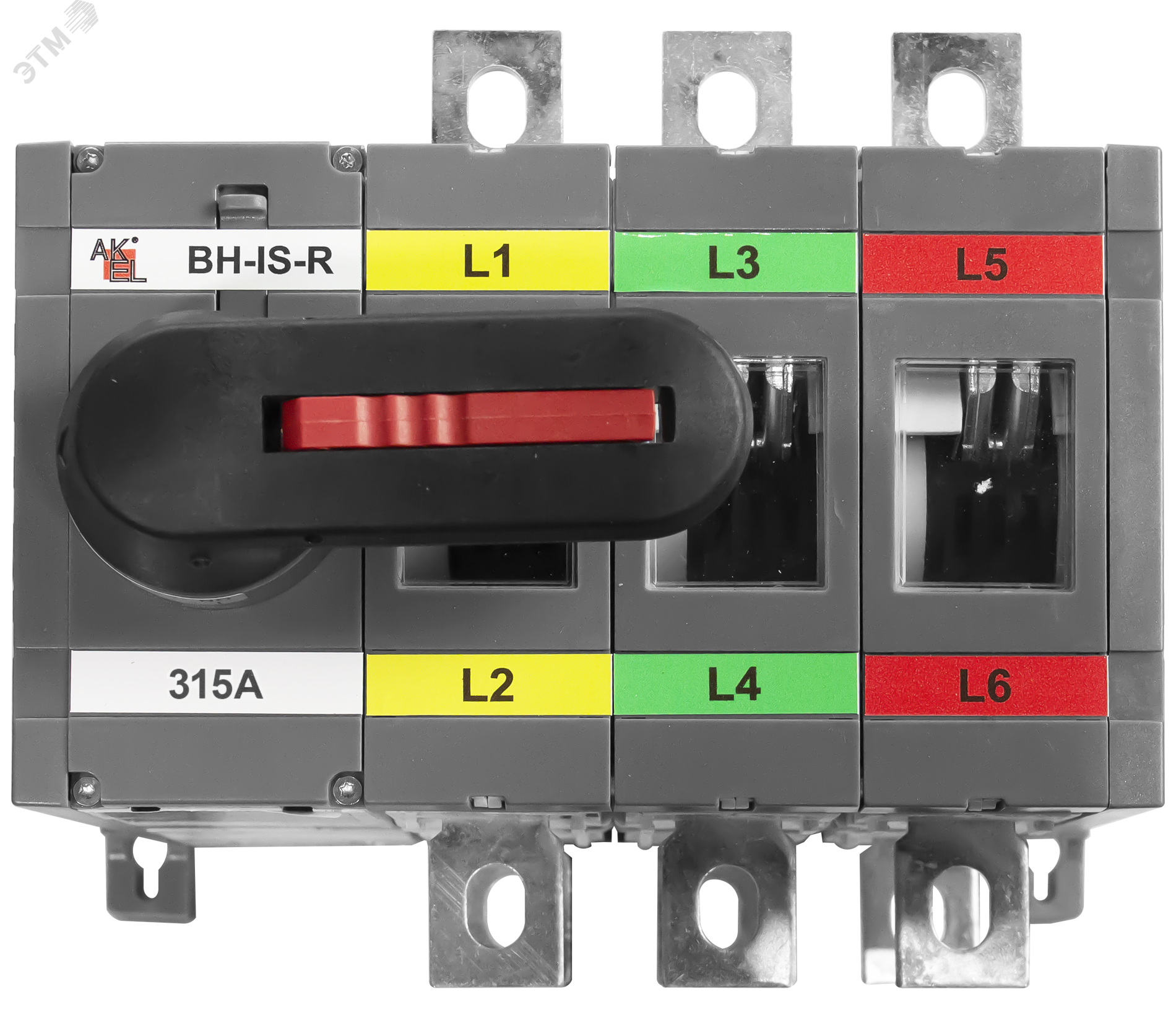 Изображение товара Выключатель нагрузки реверсивный ВН-IS-DR3P-315A-С 3P 315А 1000В Россия