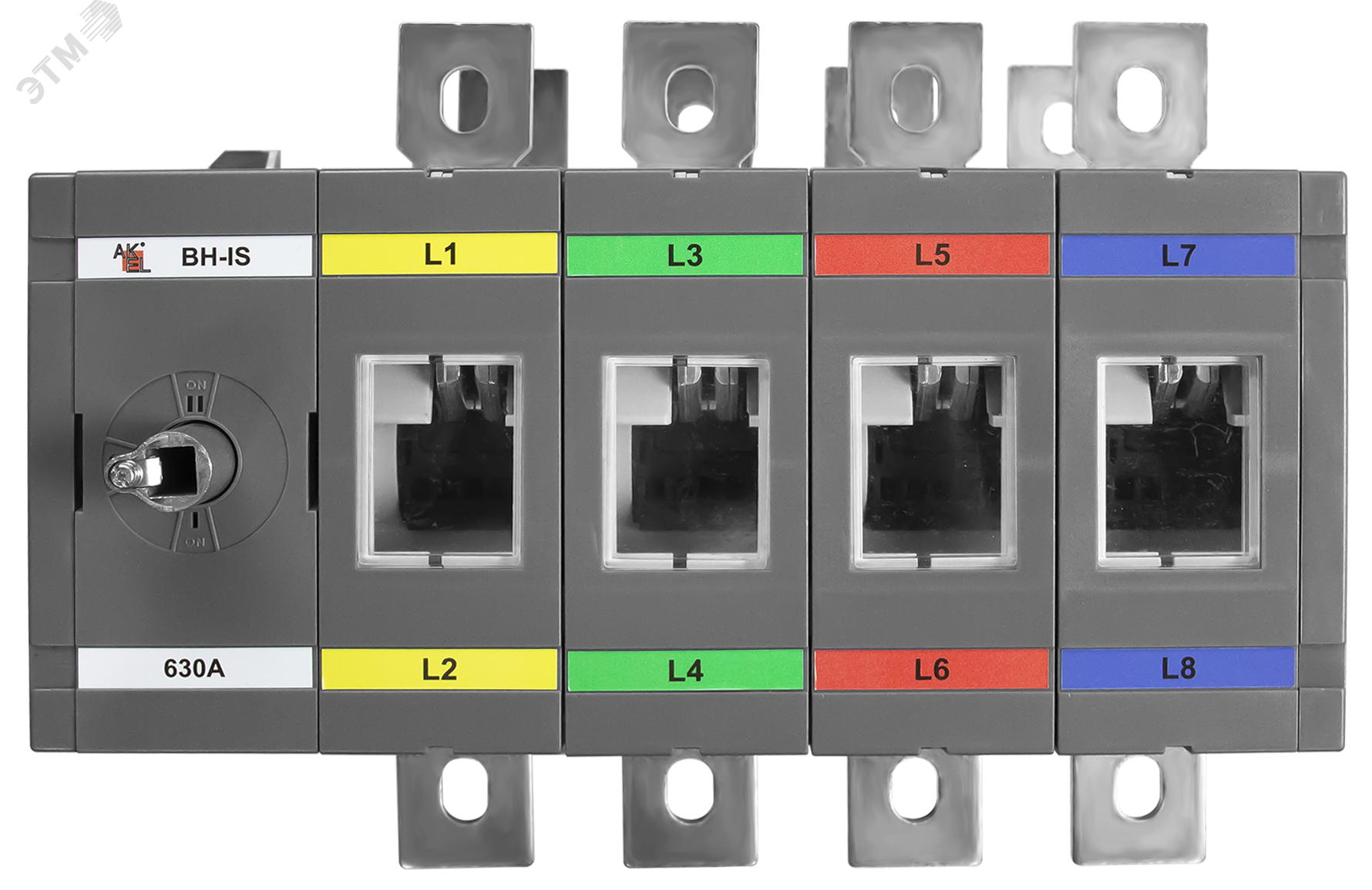 Изображение товара Выключатель нагрузки реверсивный ВН-IS-DR4P-630A-В 4P 1000В 630А