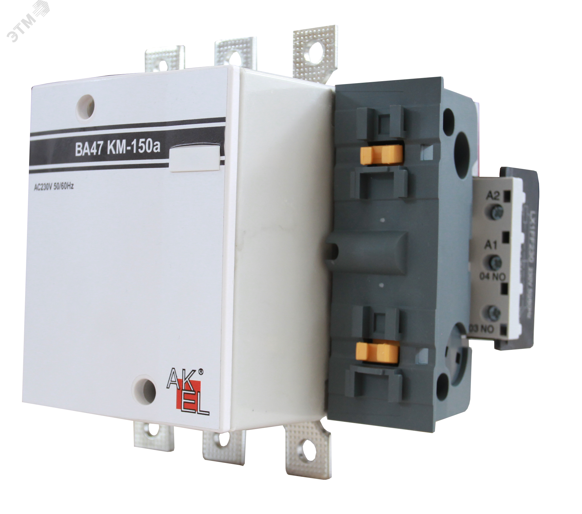 Изображение товара Контактор ВА47 KM-330 AC380V/AC3 50Hz 1НО 3P/330А/AC380V/AC3 50Hz (шт) Изображение товара Контактор ВА47 KM-330 AC380V/AC3 50Hz 1НО 3P/330А/AC380V/AC3 50Hz (шт)