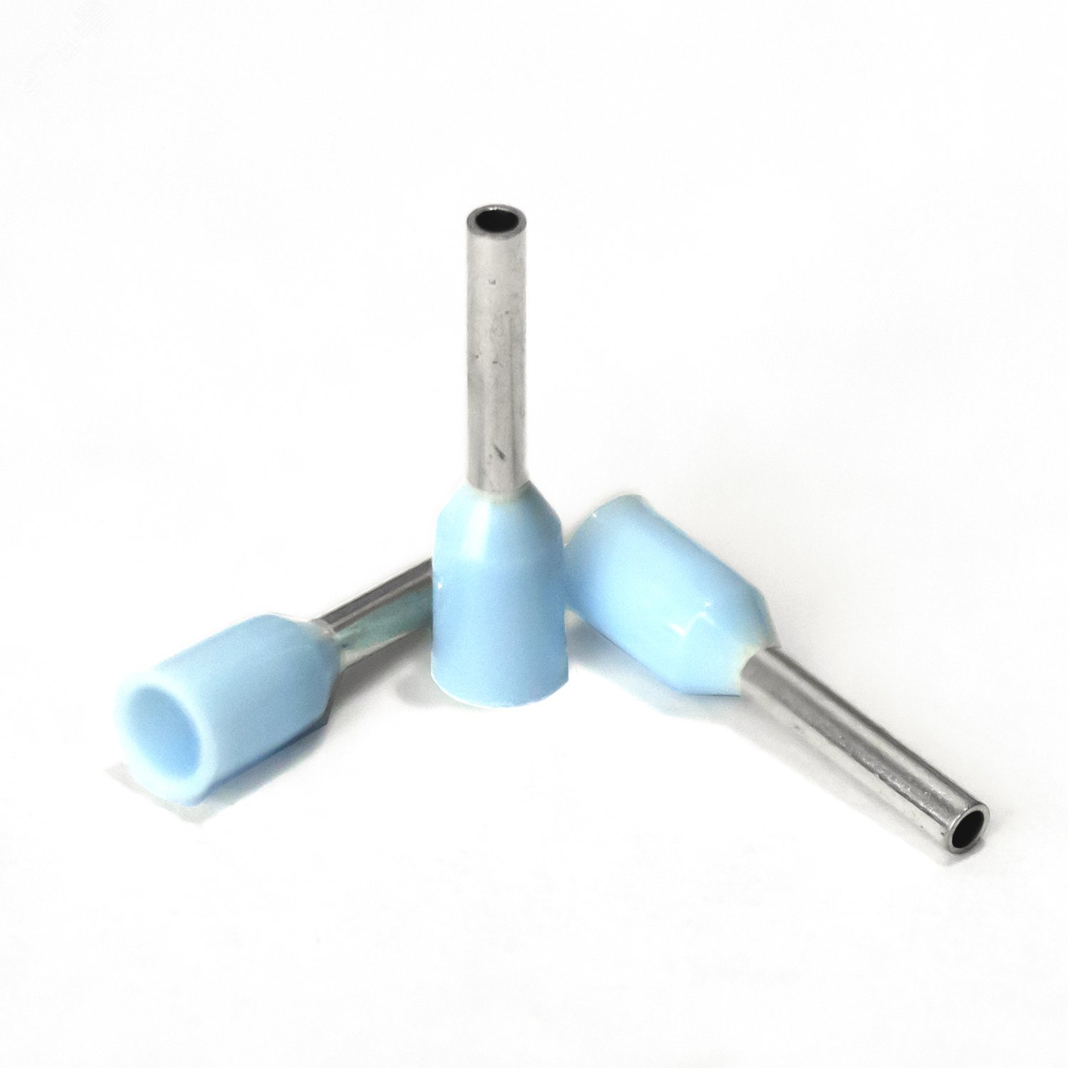 Изображение товара Наконечник кабельный штыревой втулочный изолированный голубой 0.25 кв.мм., L-6 мм., (1 уп-1000шт.) KTE 0.25-6 (упак) Изображение товара Наконечник кабельный штыревой втулочный изолированный голубой 0.25 кв.мм., L-6 мм., (1 уп-1000шт.) KTE 0.25-6 (упак)