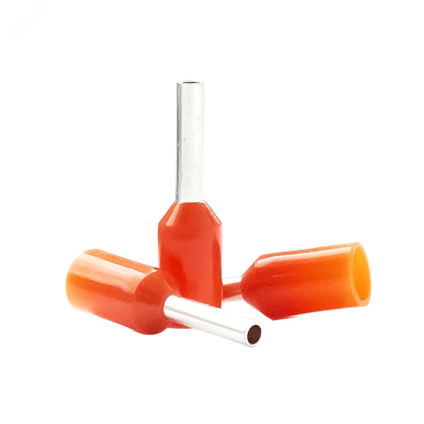 Изображение товара Наконечник кабельный штыревой втулочный изолированный оранжевый 0.5 кв.мм., L-6 мм., (1 уп-500 шт.) KTE 0.5-6 (упак) Изображение товара Наконечник кабельный штыревой втулочный изолированный оранжевый 0.5 кв.мм., L-6 мм., (1 уп-500 шт.) KTE 0.5-6 (упак)