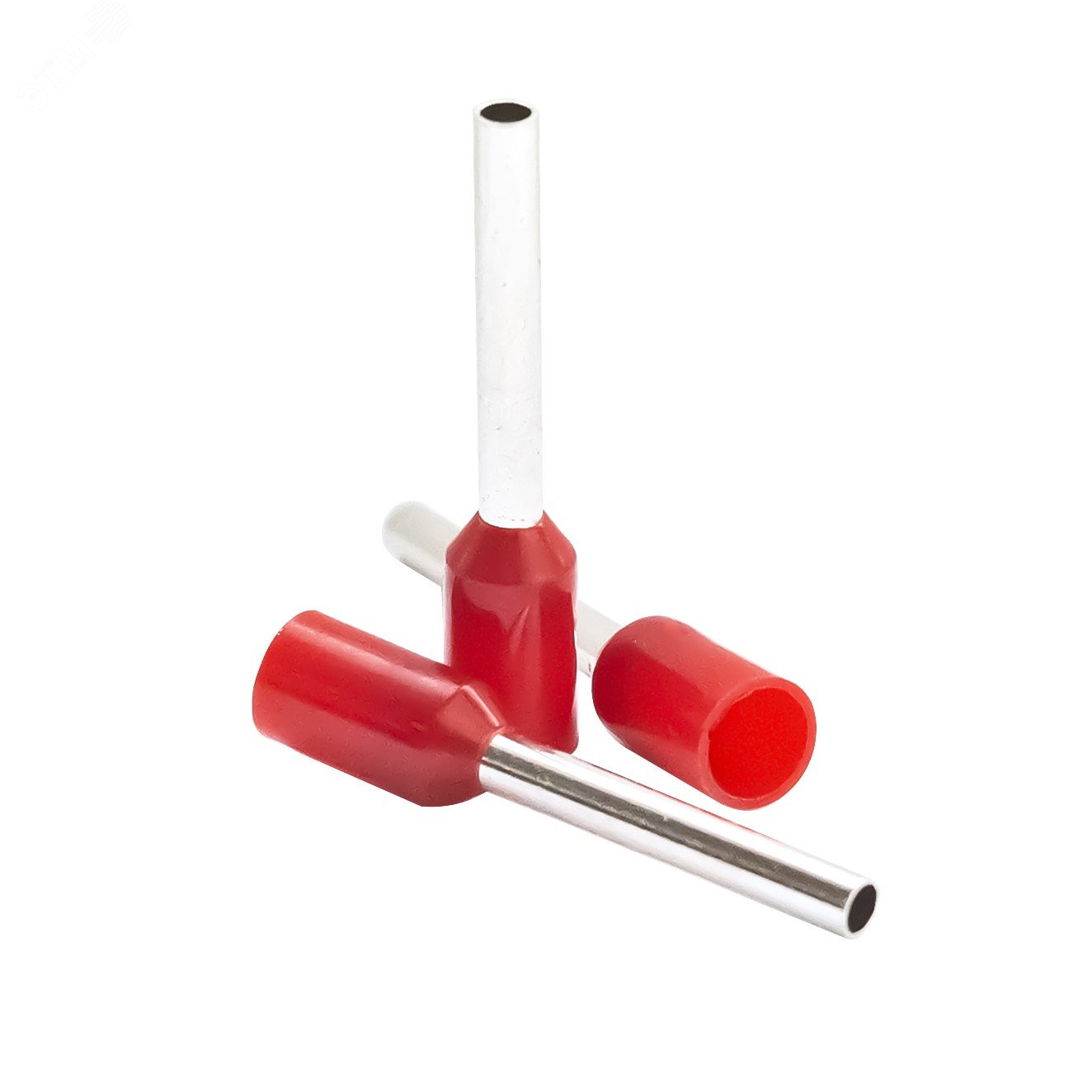 Изображение товара Наконечник кабельный штыревой втулочный изолированный красный 1 кв.мм., L-12 мм., (1 уп-500 шт.) KTE 1-12 (упак) Изображение товара Наконечник кабельный штыревой втулочный изолированный красный 1 кв.мм., L-12 мм., (1 уп-500 шт.) KTE 1-12 (упак)