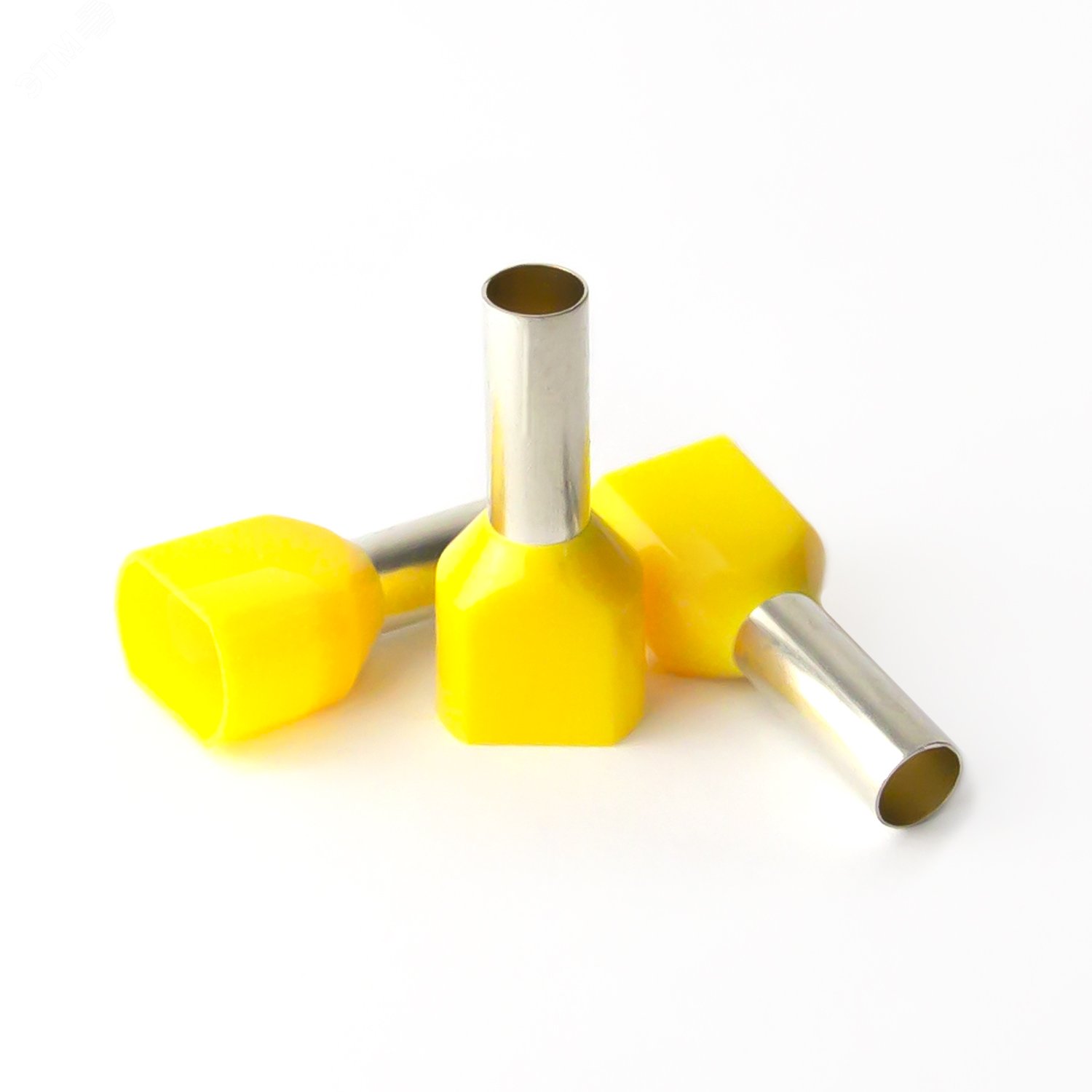 Изображение товара Наконечник кабельный штыревой втулочный изолированный желтый 2x6 кв.мм., L-14 мм., (1 уп-500 шт.) KTE 2x6-14 (упак) Изображение товара Наконечник кабельный штыревой втулочный изолированный желтый 2x6 кв.мм., L-14 мм., (1 уп-500 шт.) KTE 2x6-14 (упак)