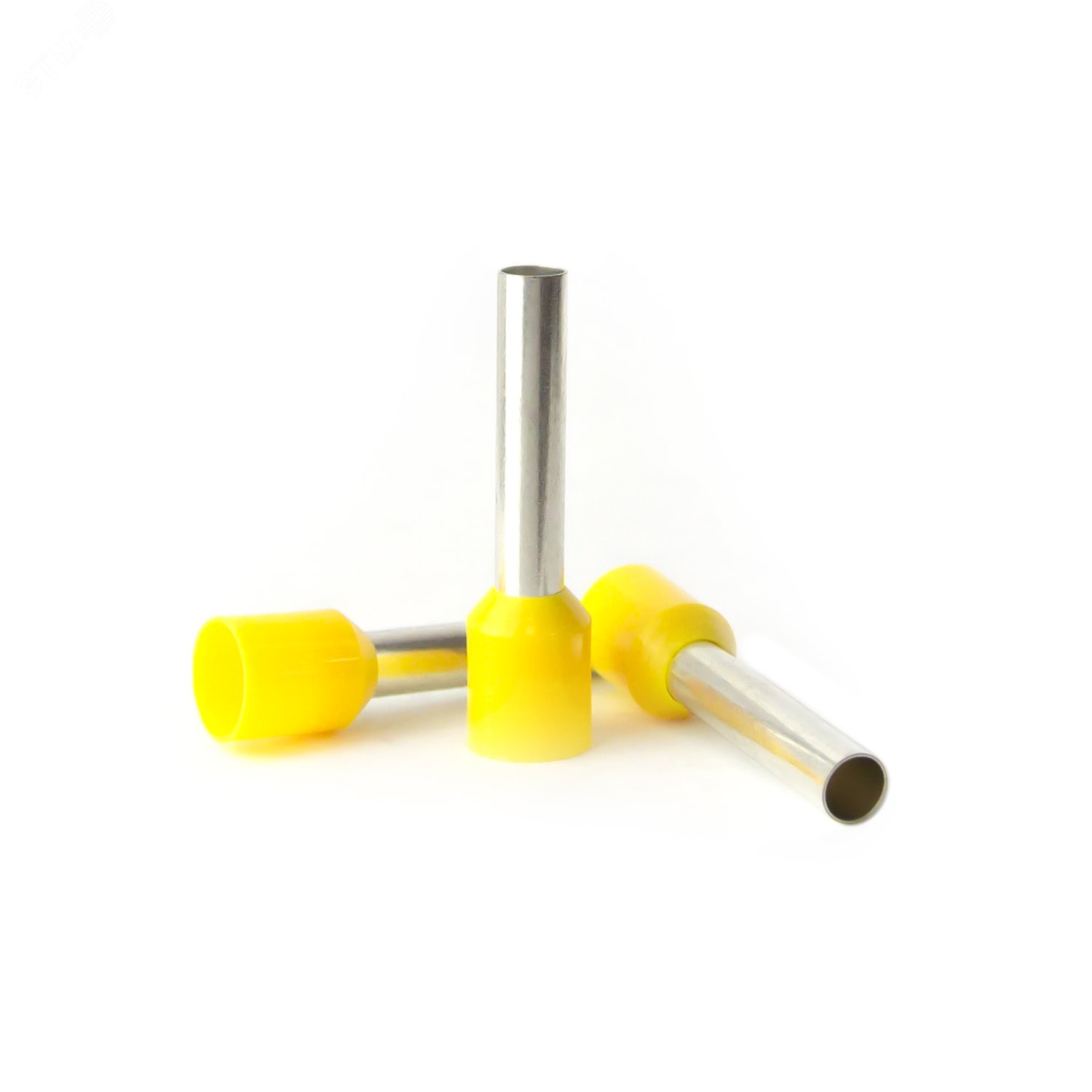 Изображение товара Наконечник кабельный штыревой втулочный изолированный желтый 6 кв.мм., L-18 мм., (1 уп-500 шт.) KTE 6-18 (упак) Изображение товара Наконечник кабельный штыревой втулочный изолированный желтый 6 кв.мм., L-18 мм., (1 уп-500 шт.) KTE 6-18 (упак)