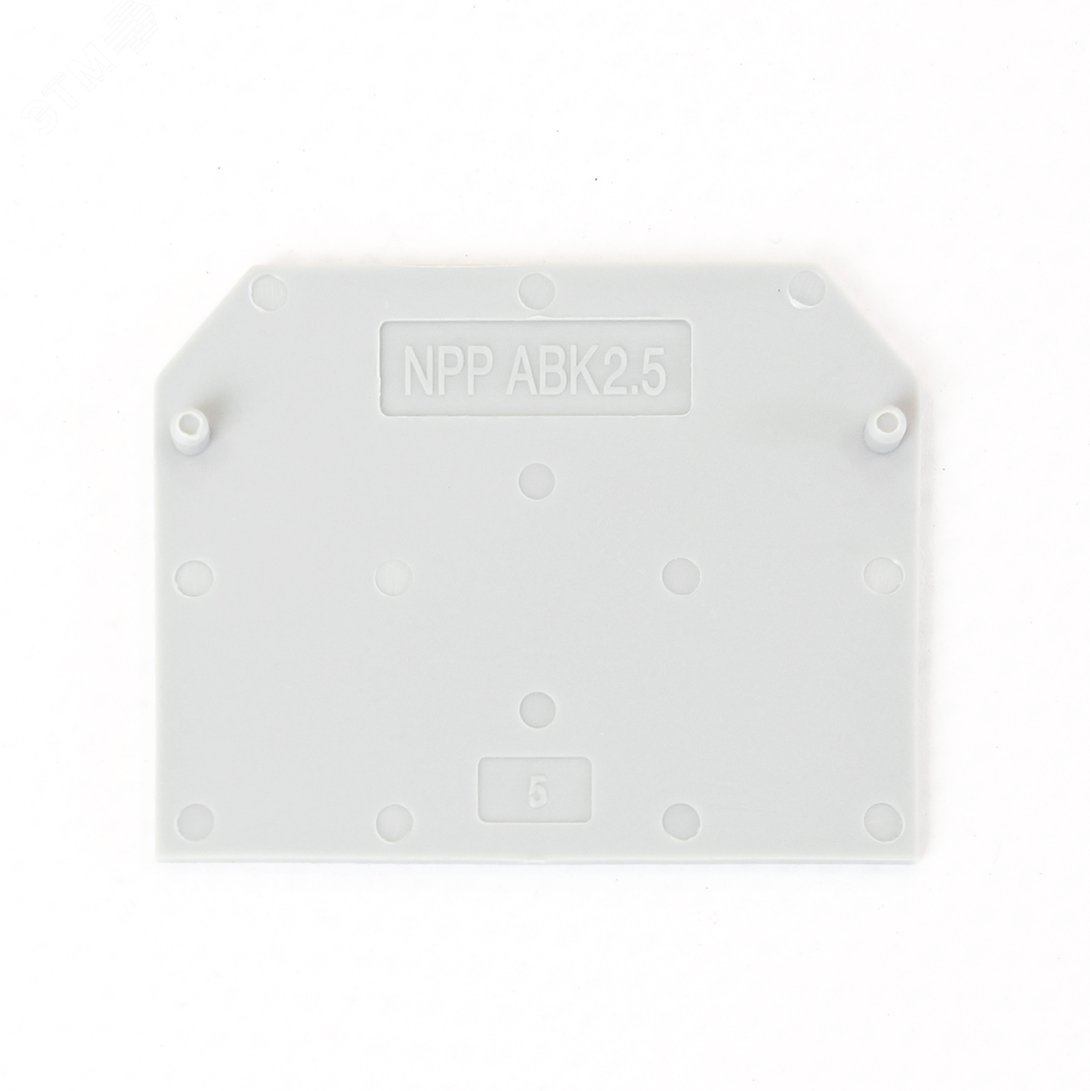Изображение товара Крышка концевая (1 уп-100шт) NPP ABK 2.5-V0 KLR (шт)