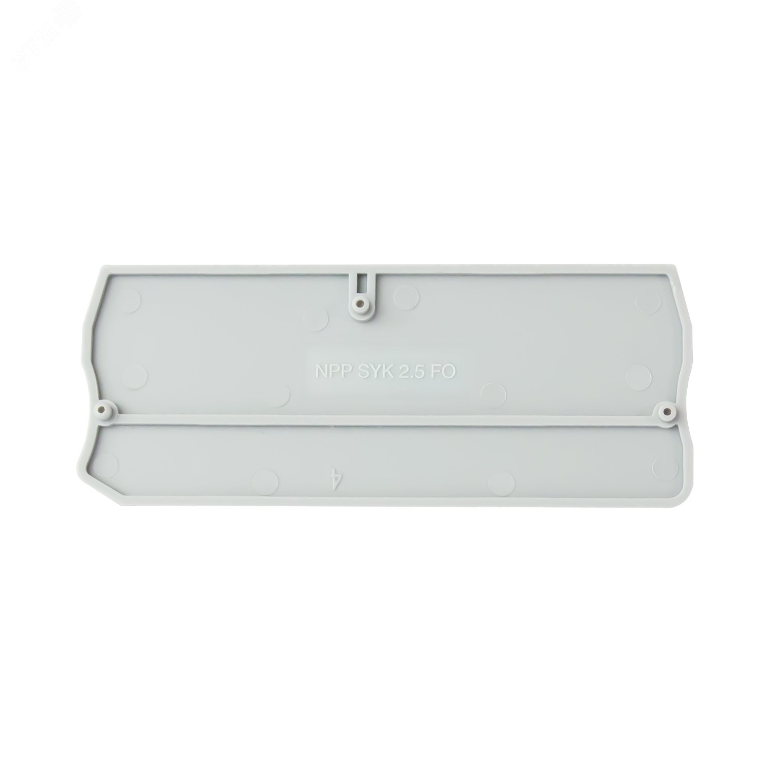 Изображение товара Крышка концевая для клеммы SYK 2.5 FO, серая (1 уп-50шт) NPP SYK 2.5 FO-V0 KLR (шт)