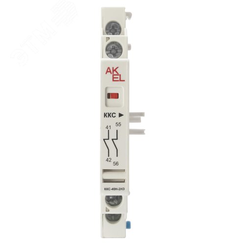 Изображение товара Контакт дополнительный выключателя защиты двигателя ВА47 ММС ККС, 1НЗ+1НЗ, ММС-40Н Боковой AL(Н3) + AX(Н3) (шт)