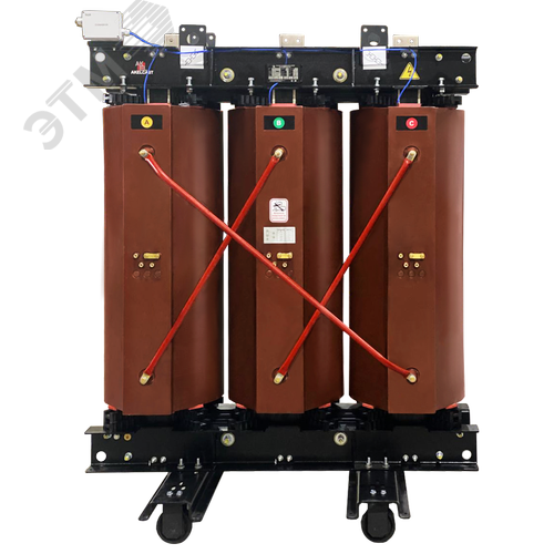 Изображение товара Трансформатор силовой сухой AKELCAST типа ТСЛ 1600кВА/6/0.4кВ BoBk У3 D/Yn-11 AL БКТ (3) IP00 (AL) ВН с лицевой стороны НН сверху (шт)