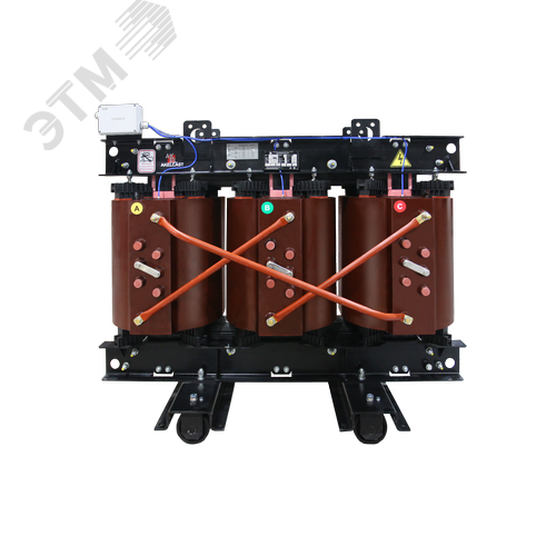 Изображение товара Трансформатор силовой сухой AKELCAST LS типа ТСЛ 1250кВА/6/0.4кВ У3 D/Yn-11 CU БКТ (3) IP00 (CU) ВН с лицевой стороны НН сверху (шт)