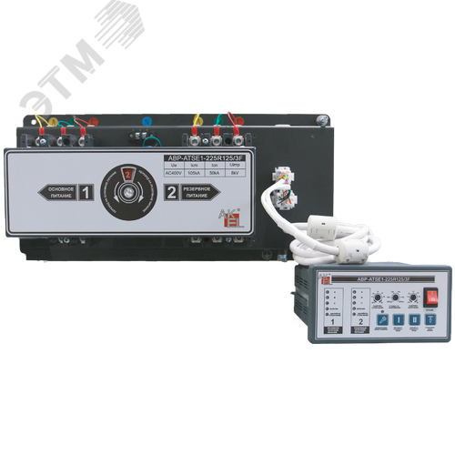 Изображение товара Блок управление внешний (1.8метра кабель) АВР-ATSE1-225R160/3F 160А (шт)