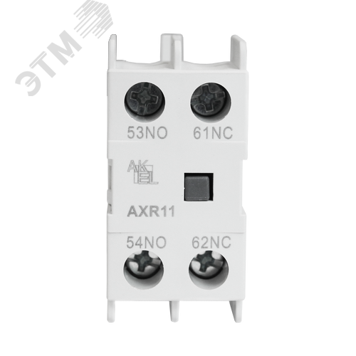Изображение товара Контакт дополнительный AXR11 ДКФ 1NO+1NC/Фронтальный монтаж (шт)