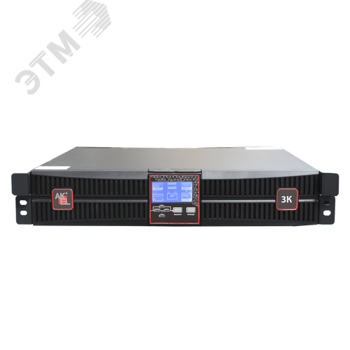 Изображение товара Источник бесперебойного питания Online C51103, 3000 ВА/2700 Вт, 1ф/1ф, Rack-Tower, без отсека для внутренних батарей (шт)