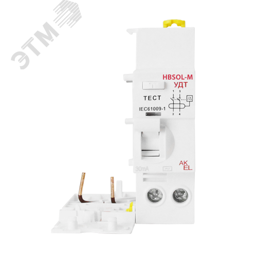 Изображение товара Устройство дифференциального тока УДТ-HBSOL-M-2P 40A/230VAC/30mA/Тип АC (шт)