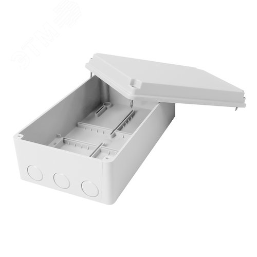 Изображение товара Коробка распределительная без отверстий с крышкой IP54 130x230x85мм KP-2312/KLR (шт)