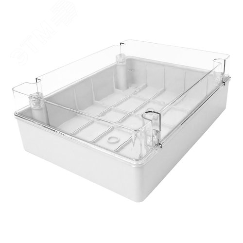 Изображение товара Коробка распределительная без отверстий с прозрачной крышкой IP67 400x300x130мм KP-4030-T/KLR (шт)