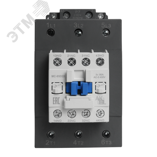 Изображение товара Контактор магнитный BA47 MC-95D22P7 3P 2NO+2NC/95A/230VAC (шт)