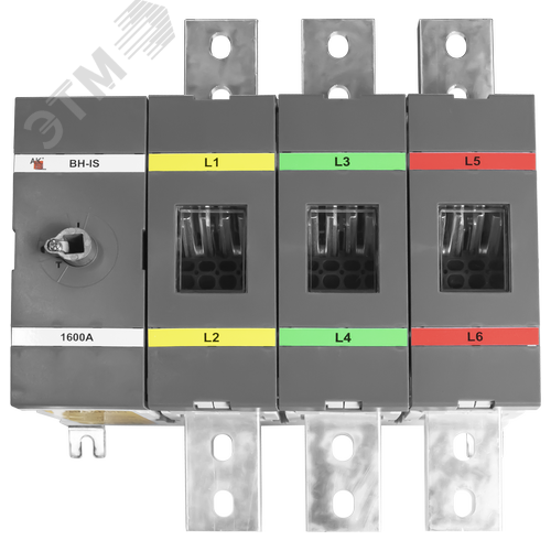 Изображение товара Выключатель нагрузки с видимым разрывом ВН-IS-D3P-1600A-В 3P/1600A/1000В/Без ручки управления и переходника (шт)