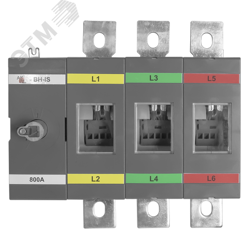 Изображение товара Выключатель нагрузки с видимым разрывом ВН-IS-D3P-800A-В 3P/800A/1000В/Без ручки управления и переходника (шт)