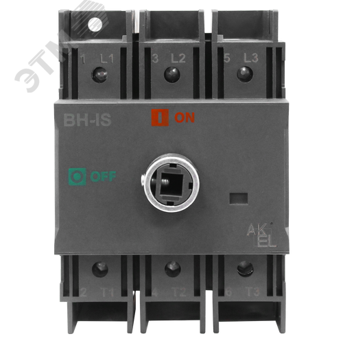 Изображение товара Выключатель нагрузки модульный ВН-IS-DC-3P-125A-В, тип тока AC/DC, 3P/125A/750В/Без ручки управления и переходника (шт)
