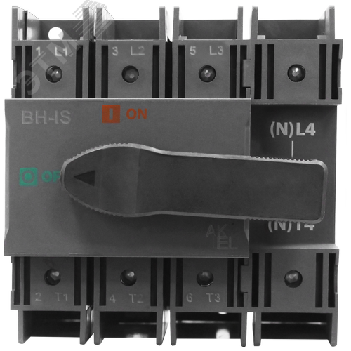 Изображение товара Выключатель нагрузки модульный ВН-IS-DC-4P-125A-С, тип тока AC/DC, 4P/125A/750В/Передняя рукоятка на корпусе (шт)