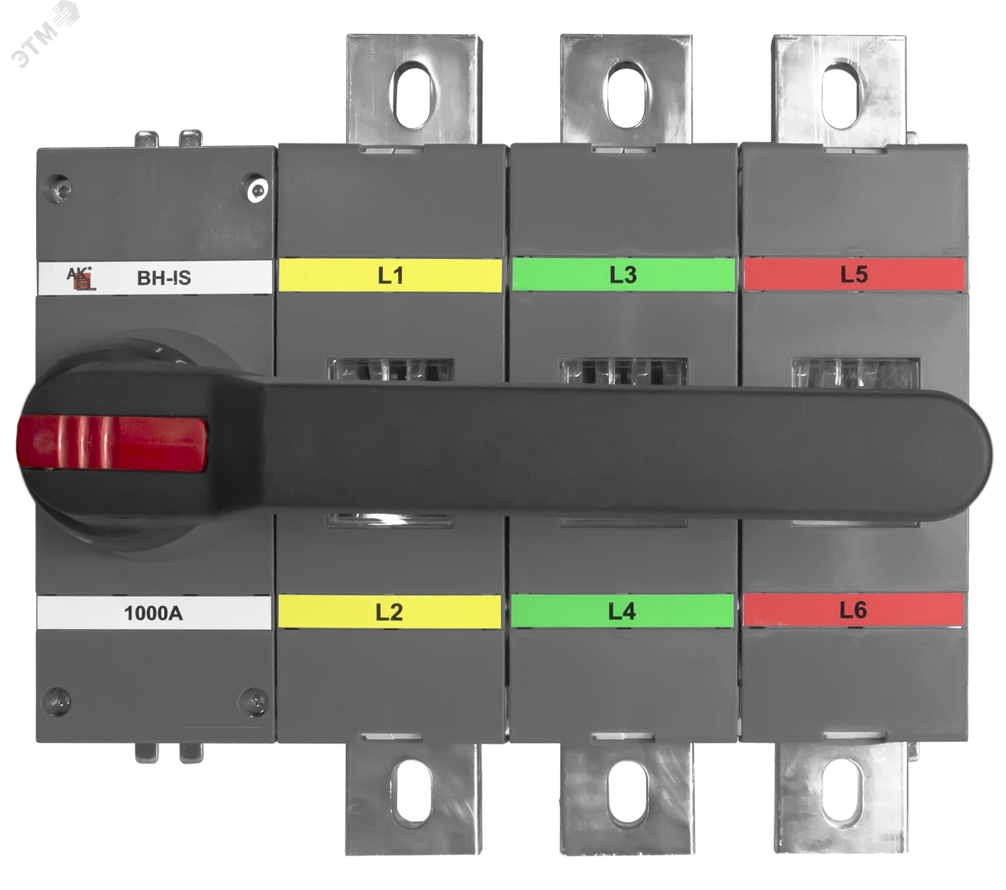 Изображение товара Выключатель нагрузки ВН-IS-D3P-1000A-С с видимым разрывом